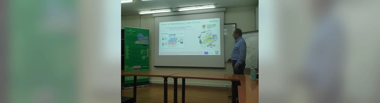 ECOLEFINS project at the NEXT FUEL project Seminar on Alternative Fuels